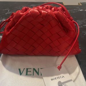 Bottega Veneta Red Mini Pouch